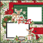Simple Stories Vintage Believe Page Kit 25538 Christmas Deer