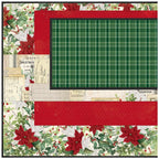 Simple Stories Vintage Believe Page Kit 25538 Christmas Plaid Layout