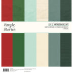 Simple Stories Vintage Evergreen Memories 12 x 12 Basics Kit 27816