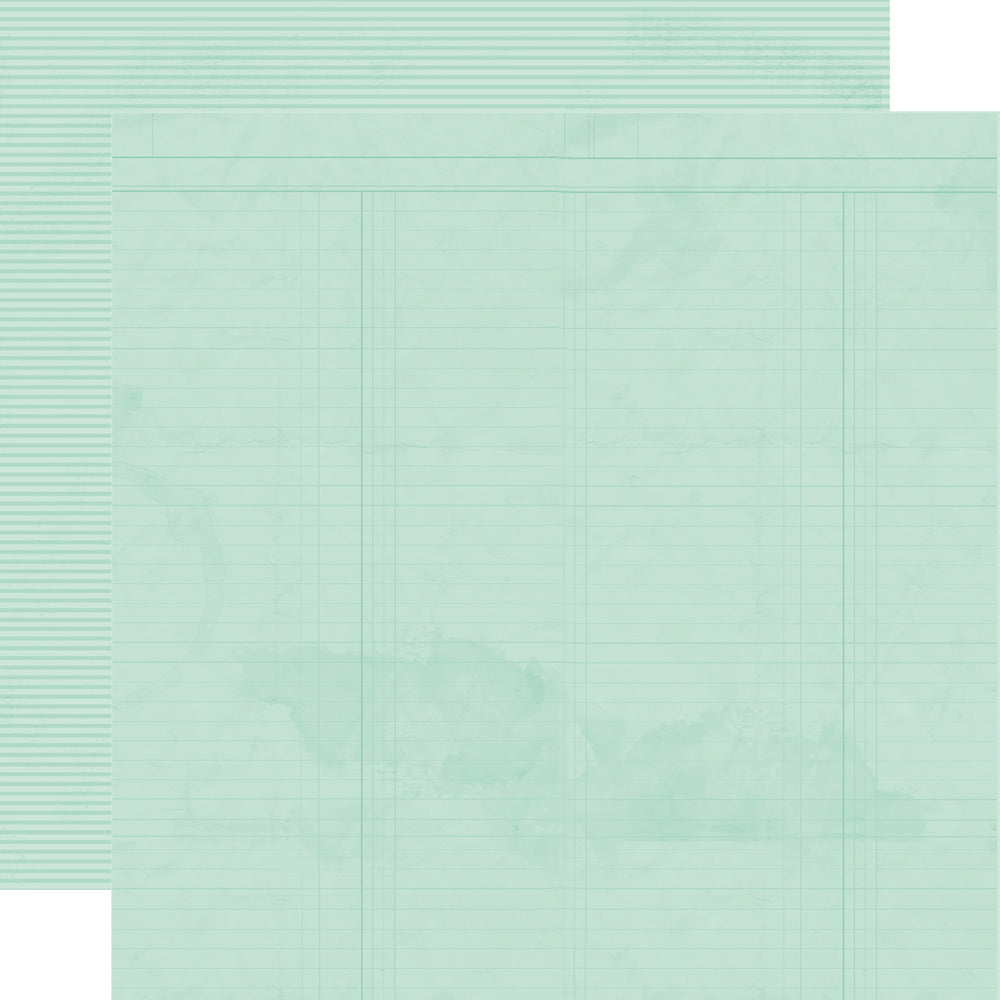 Simple Stories Vintage Evergreen Memories 12 x 12 Basics Kit 27816 Frosty