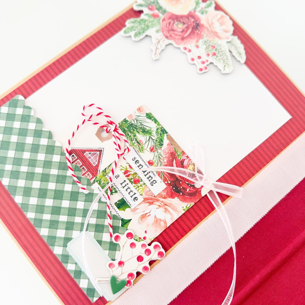 Simple Stories Vintage Evergreen Memories 12 x 12 Collection Kit 27800 Christmas Binder