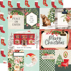 Simple Stories Vintage Evergreen Memories 12 x 12 Collection Kit 27800 Christmas Elements