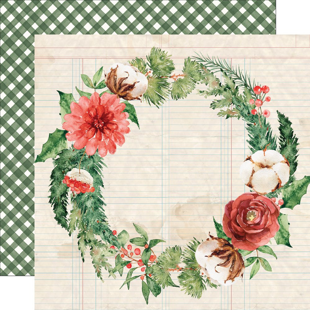 Simple Stories Vintage Evergreen Memories 12 x 12 Collection Kit 27800 Season In Bloom