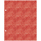 Simple Stories Vintage Evergreen Memories 6 x 8 Binder Inserts 27834 Christmas Dots Paper