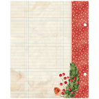 Simple Stories Vintage Evergreen Memories 6 x 8 Binder Inserts 27834 Christmas Lined Paper