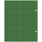 Simple Stories Vintage Evergreen Memories 6 x 8 Binder Inserts 27834 Green Grid Paper