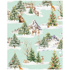 Simple Stories Vintage Evergreen Memories 6 x 8 Binder Inserts 27834 Winter Scene
