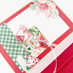 Simple Stories Vintage Evergreen Memories Bits And Pieces 27826 Christmas Binder