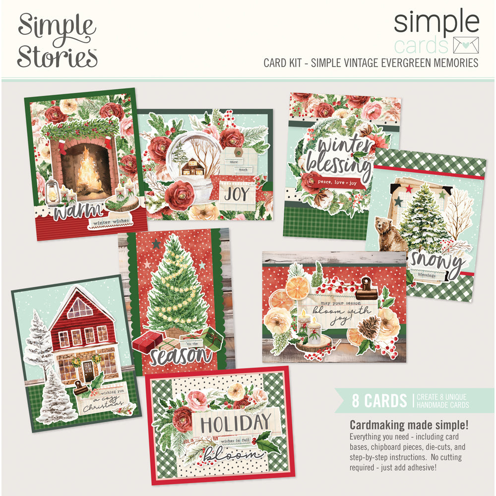 Simple Stories Vintage Evergreen Memories Card Kit 27835