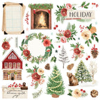 Simple Stories Vintage Evergreen Memories Card Kit 27835 Bloom With Joy Sentiments