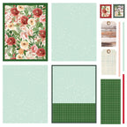 Simple Stories Vintage Evergreen Memories Card Kit 27835 Holidays Patterned Paper