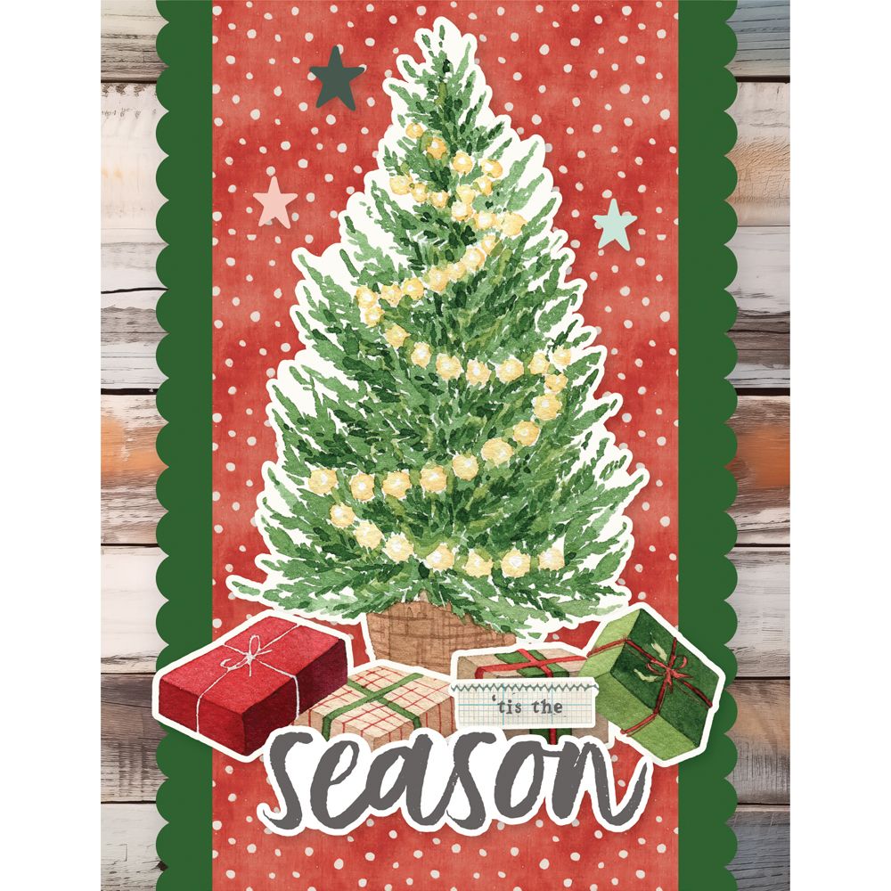 Simple Stories Vintage Evergreen Memories Card Kit 27835 Tis The Season