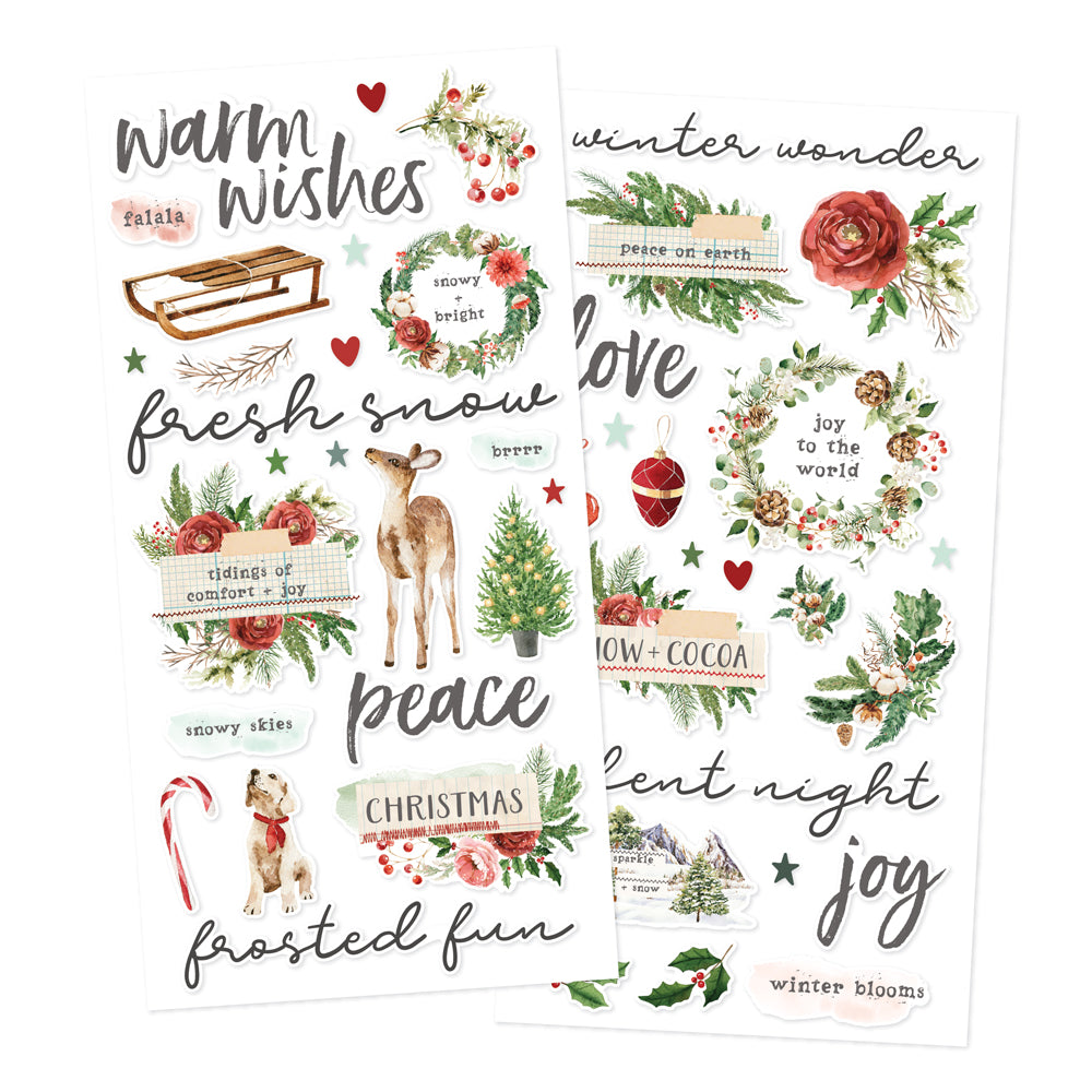 Simple Stories Vintage Evergreen Memories Foam Stickers 27830