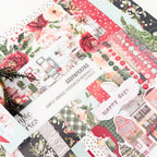 Simple Stories Vintage Evergreen Memories Glitter Enamel Dots 27832 Christmas Layout
