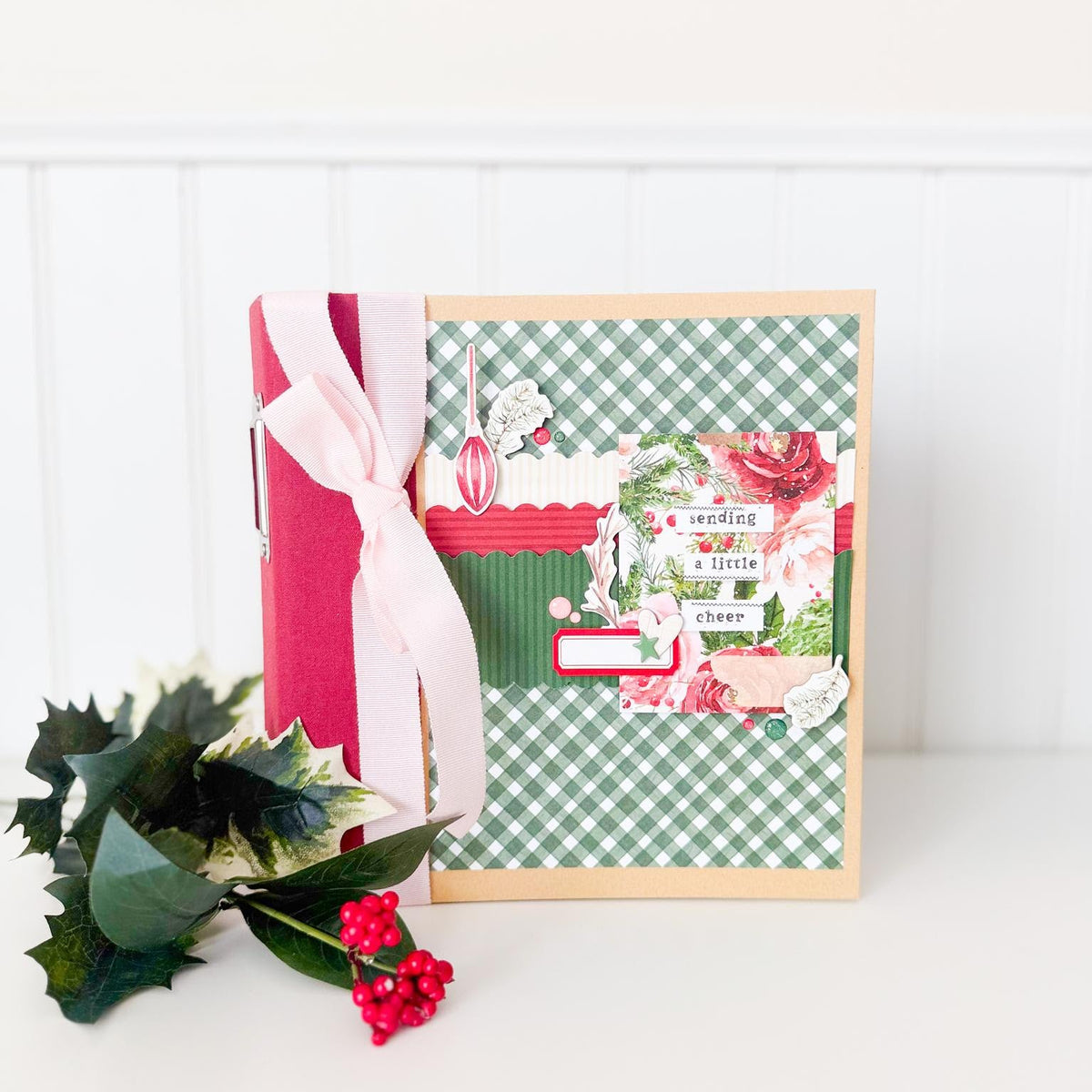 Simple Stories Vintage Evergreen Memories Glitter Enamel Dots 27832 Sending Cheer Binder