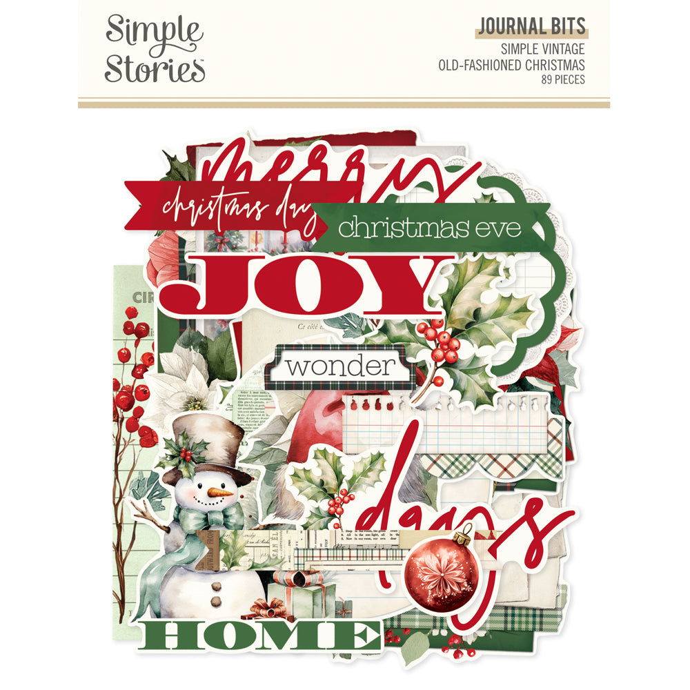 Simple Stories Vintage Evergreen Memories Journal Bits And Pieces 27627