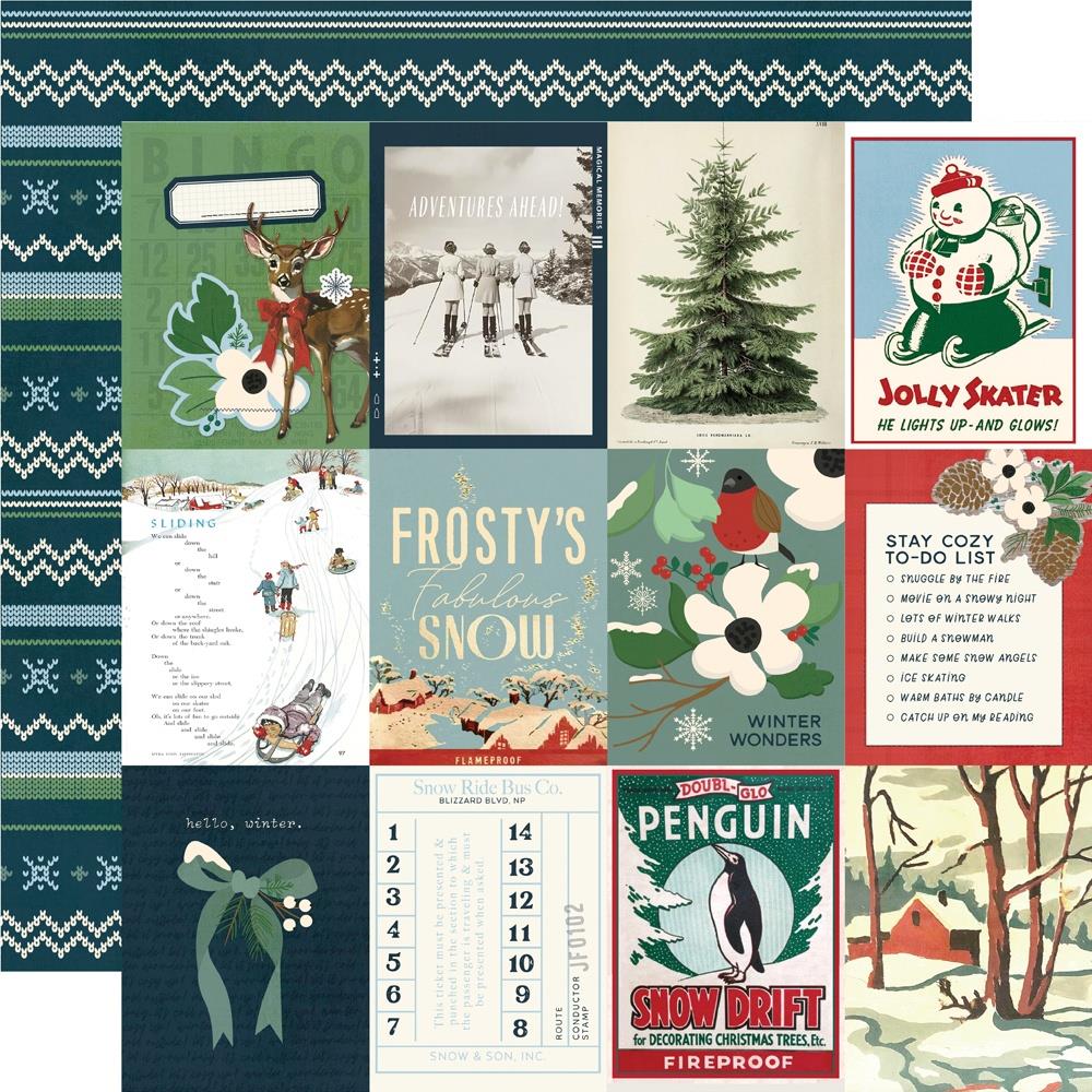 Simple Stories Vintage Flannel Season 12 x 12 Collection Kit 25300 3X4 Elements