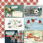 Simple Stories Vintage Flannel Season 12 x 12 Collection Kit 25300 4X6 Elements