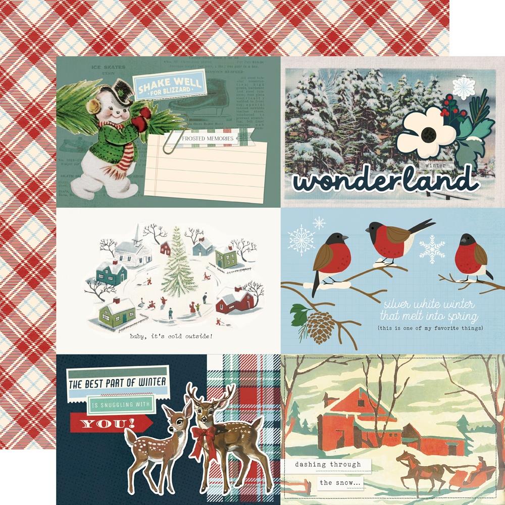 Simple Stories Vintage Flannel Season 12 x 12 Collector's Essential Kit 25301 4X6 Elements