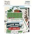 Simple Stories Vintage Flannel Season Ephemera Bits And Pieces 25321