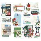 Simple Stories Vintage Flannel Season Ephemera Bits And Pieces 25321 Winter Sentiments
