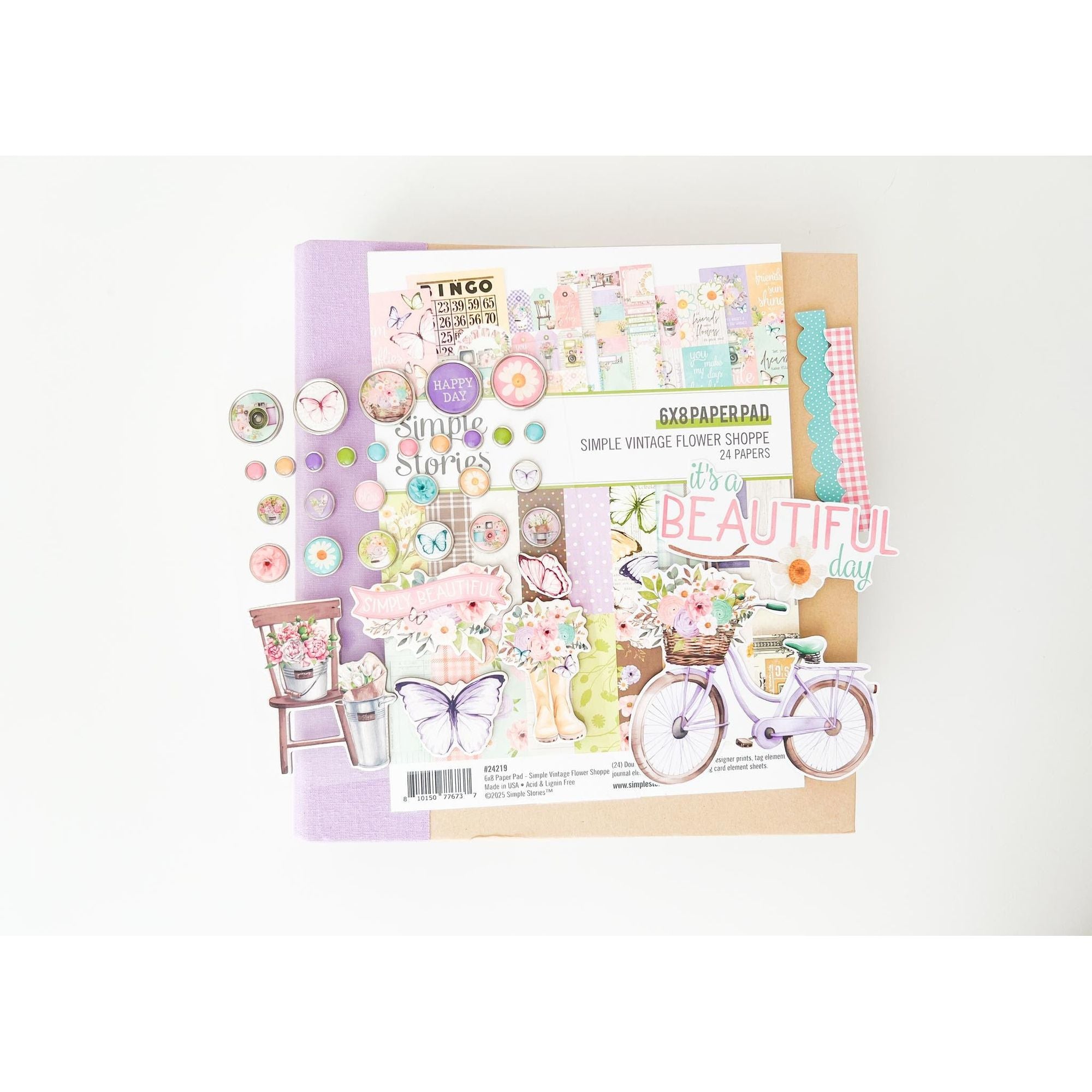 Simple Stories Vintage Flower Shoppe Big Bits And Pieces 24235 Lifestyle