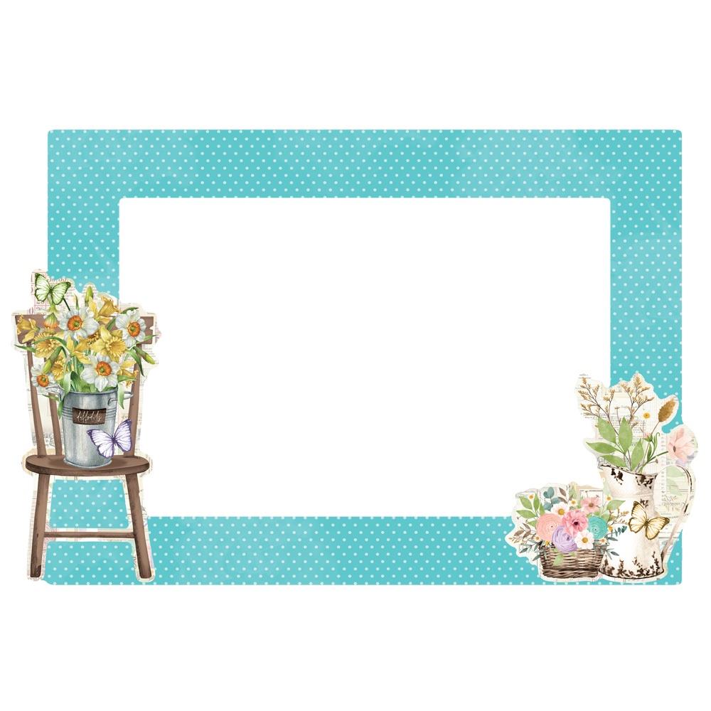 Simple Stories Vintage Flower Shoppe Chipboard Frames 24226 Country Chair