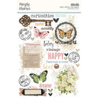 Simple Stories Vintage Junk Drawer Rub Ons 26029