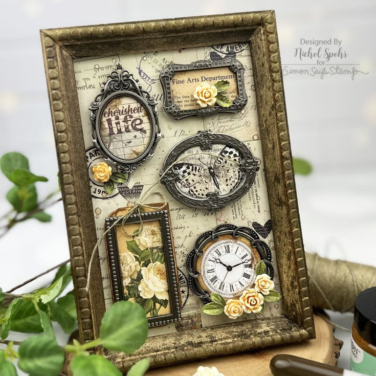 Simple Stories Vintage Junk Drawer Rub Ons 26029* – Simon Says Stamp