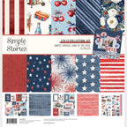 Simple Stories Vintage Land Of The Free 12 x 12 Collection Kit 26935