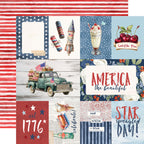 Simple Stories Vintage Land Of The Free 12 x 12 Collection Kit 26935 America The Beautiful