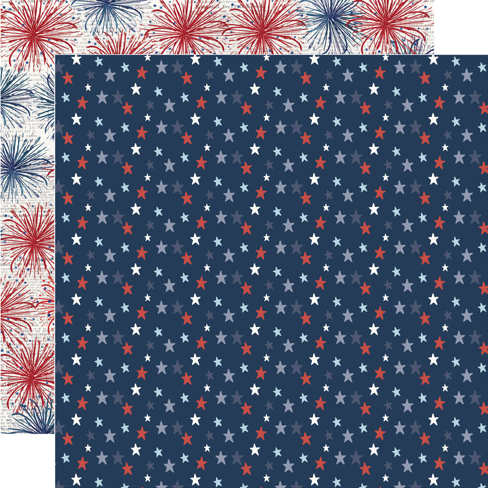 Simple Stories Vintage Land Of The Free 12 x 12 Collection Kit 26935 Fireworks And Freedom