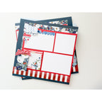 Simple Stories Vintage Land Of The Free 12 x 12 Collection Kit 26935 Stars And Stripes Layout