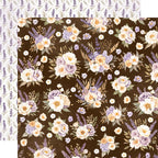 Simple Stories Vintage Lavender Fields 12 x 12 Collection Kit 26400 Dark Florals