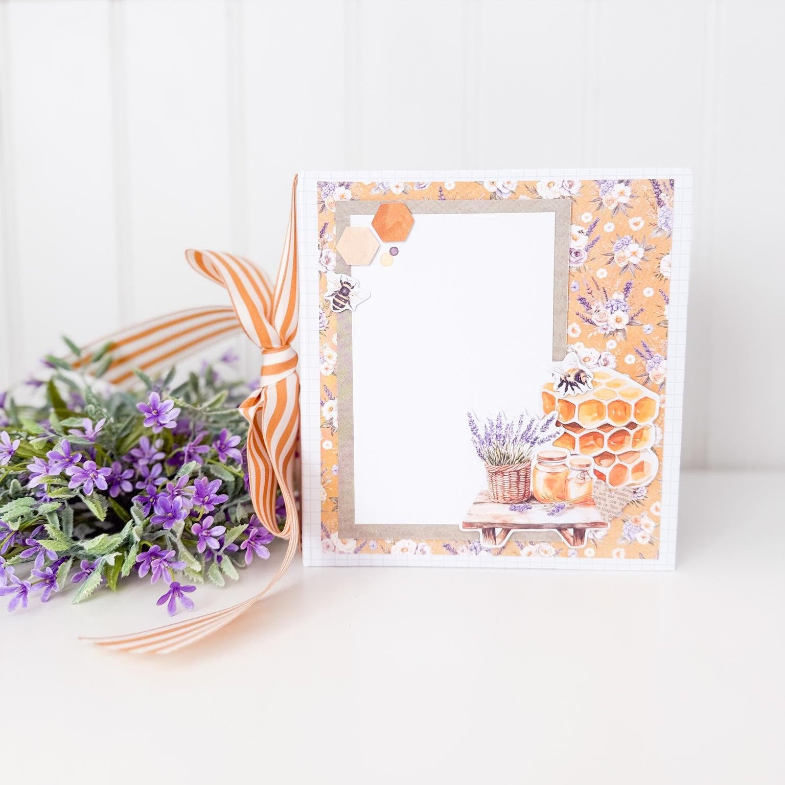 Simple Stories Vintage Lavender Fields 6 x 8 Paper Pad 26423 Floral Binder
