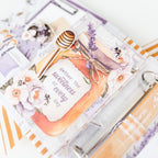 Simple Stories Vintage Lavender Fields Bits And Pieces 26426 Spring Themed Binder