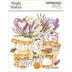 Simple Stories Vintage Lavender Fields Chipboard Pieces 26425
