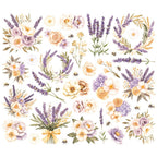 Simple Stories Vintage Lavender Fields Floral Bits And Pieces 26427 Floral Images