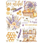 Simple Stories Vintage Lavender Fields Rub Ons 26429 Gather The Sweetness