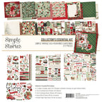 Simple Stories Vintage Old-Fashioned Christmas 12 x 12 Collector's Essentials Kit 27601