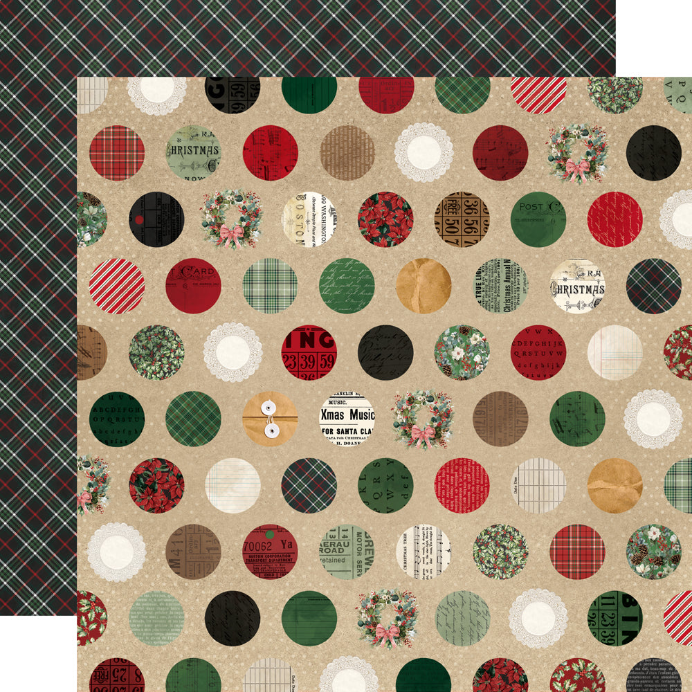 Simple Stories Vintage Old-Fashioned Christmas 12 x 12 Collector's Essentials Kit 27601 Holidays Together