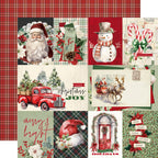 Simple Stories Vintage Old-Fashioned Christmas 12 x 12 Collector's Essentials Kit 27601 Nostalgic Elements