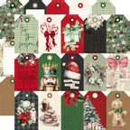 Simple Stories Vintage Old-Fashioned Christmas 12 x 12 Collector's Essentials Kit 27601 Tag Elements