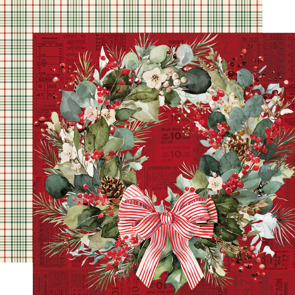 Simple Stories Vintage Old-Fashioned Christmas 12 x 12 Collector's Essentials Kit 27601 Yuletide Memories