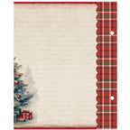 Simple Stories Vintage Old-Fashioned Christmas 6 x 8 Binder Inserts 27634 Holiday Tree