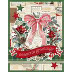 Simple Stories Vintage Old-Fashioned Christmas Card Kit 27635 Season's Greetings