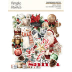 Simple Stories Vintage Old-Fashioned Christmas Chipboard Pieces 27625
