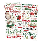 Simple Stories Vintage Old-Fashioned Christmas Foam Stickers 27630