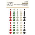 Simple Stories Vintage Old-Fashioned Christmas Glossy Enamel Dots 27632