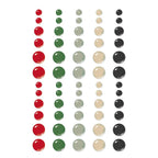 Simple Stories Vintage Old-Fashioned Christmas Glossy Enamel Dots 27632 Detailed Image